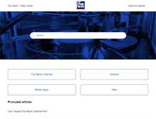 Tablet Screenshot of help.foxnews.com